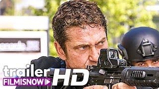 INVASÃO AO SERVIÇO SECRETO 2019 Gerard Butler está foragido em Trailer LEG [upl. by Hawken]