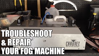 Fog Machine Troubleshooting and Repair [upl. by Olgnaed]