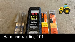 Beginners guide to welding with hard facing [upl. by Gusti145]