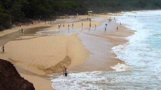 Dramatic footage of Big Beach BIG waves Maui August 2011 [upl. by Enellek359]