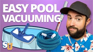 How To VACUUM A POOL Above Ground and Inground [upl. by Hashim]