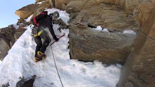 Climbing Alps  Dufourspitze  Monte Rosa 4634m 18082012 GoPro [upl. by Aeneus]