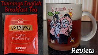 Twinings English Breakfast Tea Review  Twinings Tea [upl. by Anileuqcaj]