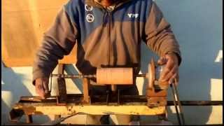 como hacer un torno para madera55 [upl. by Nawrocki]