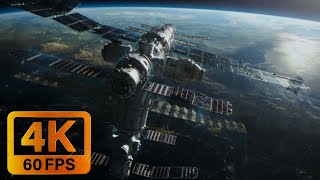 Gravity ReEntry Scene in 4k 60FPS OT AI Upscale [upl. by Tacklind455]