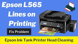 Epson L565  Lines on Printing L210 L130  L220 L310 L360 L365 January 2024 [upl. by Eimmak]