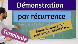 Démonstration par récurrence  Terminale Spé maths [upl. by Posehn]