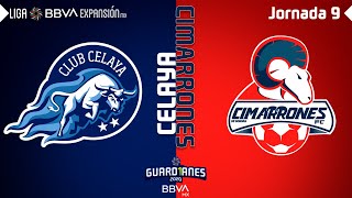 Resumen  Celaya 1  1 Cimarrones  Jornada 9  Guard1anes2020  Liga BBVA Expansión MX [upl. by Lehcor570]