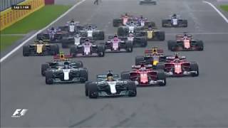 2017 Belgian Grand Prix  Race Highlights [upl. by Yerhcaz]