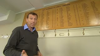 Former England captain Mike Atherton takes a tour of the Lords pavilion [upl. by Brody]