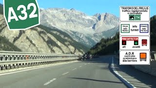 IT  A32 Driveway to the Frejus Tunnel T4  Susa  Bardonecchia [upl. by Strong411]