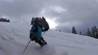 Skitour Rangiswanger Horn Dezember 2017 [upl. by Akinirt]