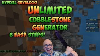 How to Build a Cobblestone Generator in Hypixel Skyblock  A StepbyStep Tutorial [upl. by April]