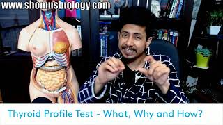 Thyroid profile T3 T4 TSH test in Hindi  Thyroid function test kya hota hai [upl. by Keyes]