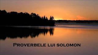 Proverbele lui Solomon capitolul 26 BIBLIA [upl. by Aibsel]