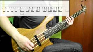 Slipknot  Before I Forget Bass Cover Play Along Tabs In Video [upl. by Eldrid552]