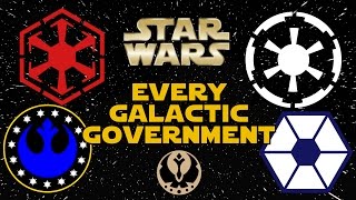 Every Galactic Government in Star Wars Legends  Star Wars Explained [upl. by Nnyliram949]