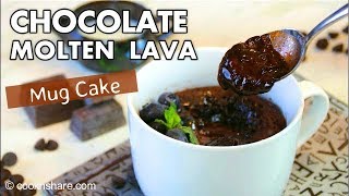 10 Minute Chocolate Lava Cake in a Mug [upl. by Murdock161]