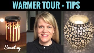 Scentsy Warmer Tour  Tips on Picking out a Good Performing Scentsy Warmer [upl. by Nylrehc]