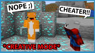 Trolling My Nephew With Minecraft Creative Mode [upl. by Okiron]