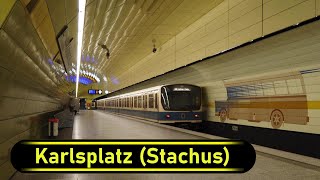 UBahn Station Karlsplatz Stachus  Munich 🇩🇪  Walkthrough 🚶 [upl. by Inva]