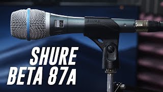 Shure Beta 87a Condenser Mic Review  Test [upl. by Kcirderfla]