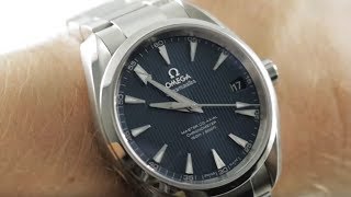 Omega Seamaster Aqua Terra 385mm Master CoAxial 23110392103002 Omega Watch Review [upl. by Barbee209]