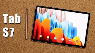 Samsung Galaxy Tab S7  Unboxing Setup and Initial Review [upl. by Lauber]