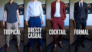 Wedding Dress Codes For Men  What To Wear [upl. by Euqinommod527]