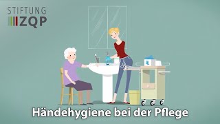 Händehygiene in der Pflege  ZQPErklärfilm [upl. by Lechner]