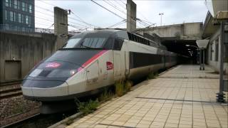 Trains TGV SNCF en GARE MASSY TGV [upl. by Zubkoff]