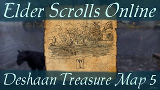 Deshaan Treasure Map 5 Elder Scrolls Online ESO [upl. by Nairdna]