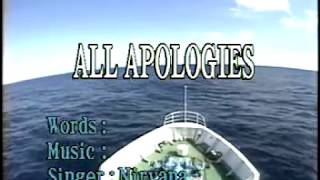 All apologies  Nirvana Karaoke [upl. by Lrub]