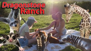 Meeting the Animals of DRAGONSTONE RANCH [upl. by Bendite436]