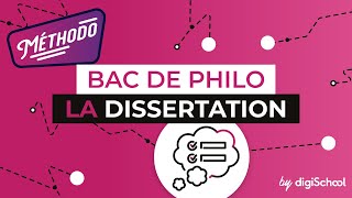 Dissertation de philo  Méthodologie  digiSchool [upl. by Ylrac]