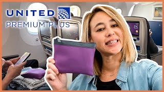 United Premium Plus Experience from Denver to Narita Japan [upl. by Zebapda850]