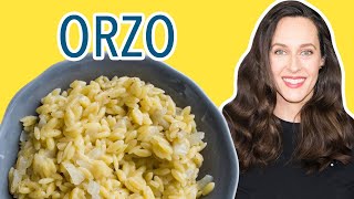 Easy Creamy Orzo Recipe  How to Make Orzo  What is Orzo [upl. by Ocsirf]