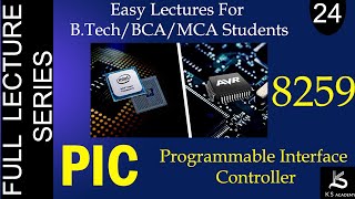 8259Programmable Interface Controller  Microprocessor And Microcontroller  BTech  Lect 24 [upl. by Monreal]