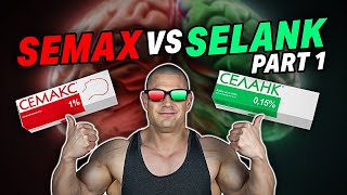 Semax Vs Selank PART 1  HEALING The BRAIN From Hypertrophy Training  AntiAnxiety Nasal Sprays [upl. by Priscella]