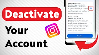 How to Deactivate Your Instagram Account Updated [upl. by Aniratac]