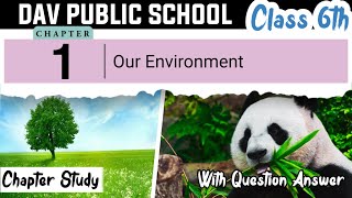 Chapter 1  Our Environment  Class 6 DAV Science  All Questions  Briefly Explained 🔥🔥🔥 [upl. by Naols659]