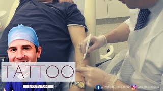 Tattoo Excision Removal LIVE SURGERY [upl. by Eidnam]