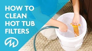 How to Clean Hot Tub Filters [upl. by Yenrab]