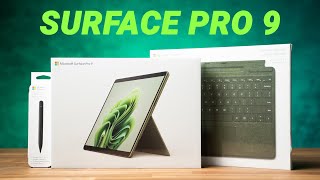 Microsoft Surface Pro 9 Unboxing With Keyboard amp Slim Pen 2 [upl. by Nevanod941]