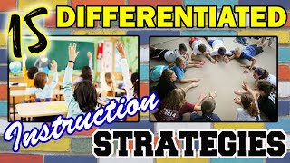 15 DIFFERENTIATED INSTRUCTION STRATEGIES [upl. by Alderson]