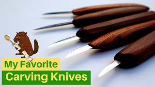 Woodcarving My favorite knives [upl. by Selwin]