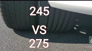 245 vs 275 tires [upl. by Kahler]