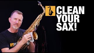 Cleaning your saxophone for beginner players [upl. by Orv]