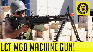 LCT Full Steel M60VN AEG Airsoft Machine Gun Review [upl. by Vey871]