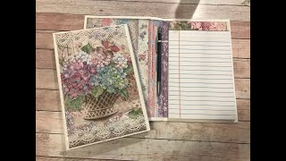 HORTENSIA NOTEBOOK TUTORIAL  BEGINNER FRIENDLY SHELLIE GEIGLE JS HOBBIES AND CRAFTS [upl. by Areyk]